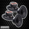 DD Audio VO-Series 8 Inch 300W 4 Ohm Pro Coaxial Speakers | VO-MX208 (4 Pack)