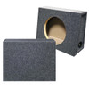 QPower QHDTW10S | 10 Inch Heavy-Duty Sealed Shallow Slim Subwoofer Boxes (Pair)