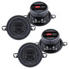 DB Drive Euphoria ESQ35 | 3.5 Inch 195W 4 Ohm 2-Way Coaxial Speakers (4 Pack) MAIN PHOTO