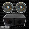 VFL Audio VFL 8 Package | Dual 8" 1600W D2 Subwoofers & QBomb Ported Box