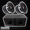 VFL Audio VFL 8 V2 Package | Dual 8" 1600W D2 Subwoofers & QBomb Ported Box THUMBNAIL PHOTO FOR DESIGNER MOTORSPORTS AD
