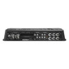 DB Drive WDX-R 1000W 5 Channel Full Range Amplifier | WDX-R1000.5 SIDE PHOTO OF AMPLIFIER INPUTS AND OUTPUTS