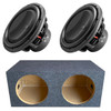 DB Drive Euphoria ERW 12 Package | Dual 12" 1500W D4 Subwoofers & QPower Sealed Box MAIN PHOTO