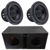 Quantum Audio QPW 8 Package | Dual 8" 1200W Max D4 Subwoofers & QBomb Ported Box MAIN PHOTO