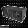 DB Drive DX-BC28 | Dual 8 Inch 1200W Max Loaded Ported Subwoofer Enclosure THUMBNAIL PHOTO FOR DESIGNER MOTORSPORTS AD