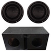 DB Drive Euphoria ESW 8 Package | Dual 8" 550W D4 Subwoofers & QBomb Ported Box MAIN PHOTO