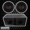 DB Drive Euphoria ESW 8 Package | Dual 8" 550W D4 Subwoofers & QBomb Ported Box THUMBNAIL PHOTO FOR DESIGNER MOTORSPORTS AD