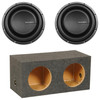 DB Drive Euphoria ESW 10 Package | Dual 10" 1000W D4 Subwoofers & QPower Sealed Box MAIN PHOTO