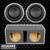 DB Drive Euphoria ESW 10 Package | Dual 10" 1000W D4 Subwoofers & QPower HD Ported Box THUMBNAIL PHOTO FOR DESIGNER MOTORSPORTS AD