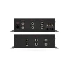 DB Drive E7 3X | Active 3-Way Electronic Crossover Signal Processor w/ 8 Volt Output SIDE PHOTO OF TERMINALS