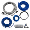 DB Link 8 Gauge 1000W MAXKORE OFC Complete Amplifier Wiring Kit Blue | MX8MANL