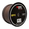 VFL Audio 8 Gauge OFC Copper Power Ground Wire Cable Roll 100 Feet | Black