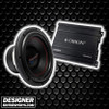 American Bass DX 10 Package | 10" 600W S4 Subwoofer & Orion CBA2500.2 Amplifier THUMBNAIL PHOTO FOR DESIGNER MOTORSPORTS AD