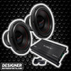 American Bass DX 10 Package | Dual 10" 600W S4 Subwoofers & Orion CBA4500.1D Amplifier THUMBNAIL PHOTO FOR DESIGNER MOTORSPORTS AD