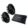 American Bass Titanium 8 Package | Dual 8" 600W D4 Slim Subwoofers & Orion CBA4500.2 Amplifier MAIN PHOTO