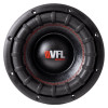 VFL Audio VFL 8 V2 Package | Four 8" 1600W D2 Subwoofers & Orion HCCA3000.1DSPLX Amplifier FRONT PHOTO OF CONE