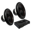 American Bass DX 12 Package | Dual 12" 600W S4 Subwoofers & DB Drive NEO1250.1V4 Amplifier