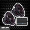American Bass XO 10 V2 Package | Dual 10" 600W D4 Subwoofers & DB Drive X-A1200 Amplifier THUMBNAIL AD PHOTO FOR DESIGNER MOTORSPORTS