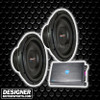 American Bass SL 12 Package | Dual 12" 600W D4 Slim Subwoofers & DB Drive NEO1.5KV2 Amplifier THUMBNAIL AD PHOTO FOR DESIGNER MOTORSPORTS