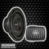 American Bass SL 12 Package | 12" 600W S4 Slim Subwoofer & DB Drive WDXP200.2 Amplifier THUMBNAIL AD PHOTO FOR DESIGNER MOTORSPORTS