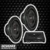 American Bass SL 12 Package | Dual 12" 600W S4 Slim Subwoofers & DB Drive NEO1250.1V4 Amplifier THUMBNAIL AD PHOTO FOR DESIGNER MOTORSPORTS