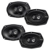 Quantum Audio QS-693 | 6x9 Inch 350W 4 Ohm 3-Way Coaxial Speakers (4 Pack) MAIN PHOTO