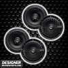 Quantum Audio QS-652 | 6.5 Inch 300W 4 Ohm 2-Way Coaxial Speakers (4 Pack) THUMBNAIL AD PHOTO FOR DESIGNER MOTORSPORTS