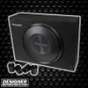 Pioneer TS-A2000LB | 8 Inch 700W Shallow Mount Loaded Subwoofer Enclosure