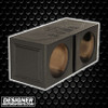 QBomb QBOMB10V | Dual 10 Inch Ported Vented Subwoofer Box