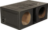 QBomb QBOMB12VL | Dual 12 Inch XL Ported Vented Subwoofer Box