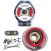 Blaupunkt 0 Gauge 3000W Complete Amplifier Wiring Kit | Red