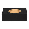 QPower BQSHALLOW10SINGLE | 10 Inch Sealed Shallow Slim Truck Subwoofer Box