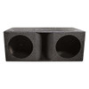 QBomb QBOMB12HP | Dual 12 Inch Kerf Ported Horn Vented Subwoofer Box