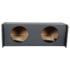QBomb QBJEEP10DF | Dual 10 Inch Sealed Subwoofer Box | All Years Jeep Wrangler CJ YJ TJ JK JL