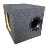 Single 10 Inch 35 Hz Aero Port Vented Heavy-Duty Subwoofer Box | Grey Carpet