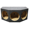 QPower QBASS123 | Triple 12 Inch Sealed Subwoofer Box | 3 X 12"