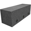 QPower QHD123HOLE | Triple 12 Inch Heavy-Duty Sealed Subwoofer Box | 3 X 12"