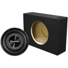 Pioneer TS-A2500LS4 Package | 10 Inch 1200W SVC 4 Ohm Shallow Slim Subwoofer & QPower Ported Box