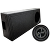 Pioneer TS-A3000LS4 Package | 12 Inch 1500W SVC 4 Ohm Shallow Slim Subwoofer & QBomb Ported Box