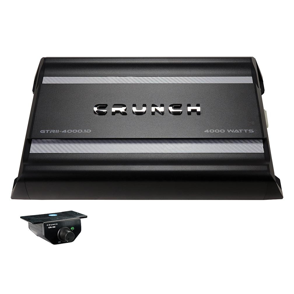 Crunch GTRII-4000.1D | 4000W Max Monoblock Subwoofer Amplifier