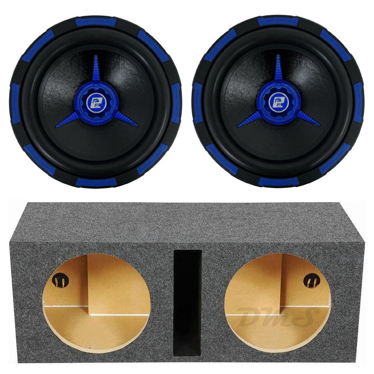 Power Acoustik MOFO-122X Package | Dual 12 Inch 2700W DVC 2 Ohm