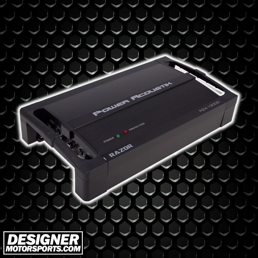 Power Acoustik Razor 1200W Max 4 Channel Full Range Amplifier