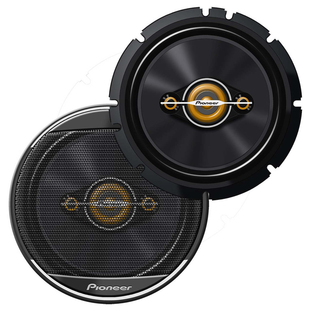 Pioneer TS-A1681F | 6.5 Inch 350W 4 Ohm 4-Way Coaxial Speakers (Pair)