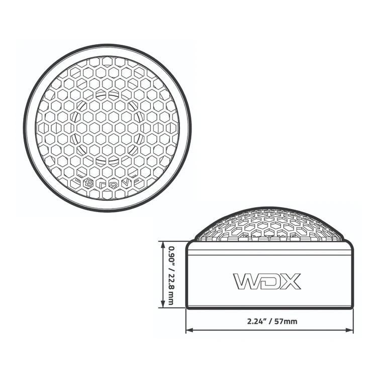 DB Drive WDX1TW-MOTO | 1.25 Inch 225W 4 Ohm Silk Aluminum Dome