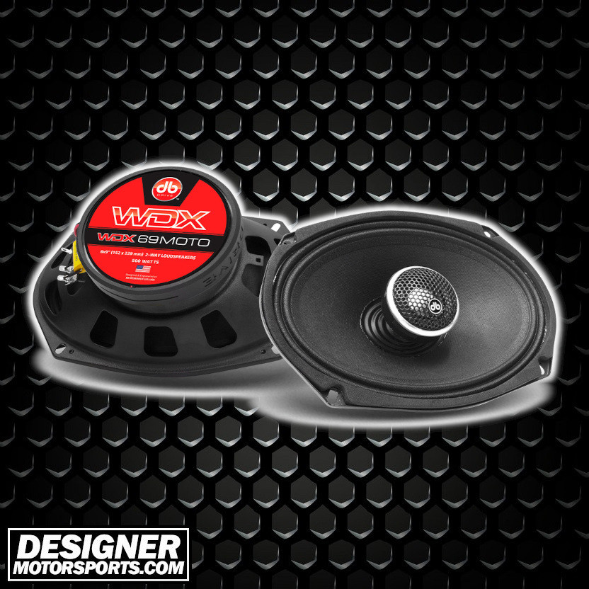 DB Drive WDX69MOTO | 6x9 Inch 500W 4 Ohm 2-Way Coaxial Speakers (Pair)
