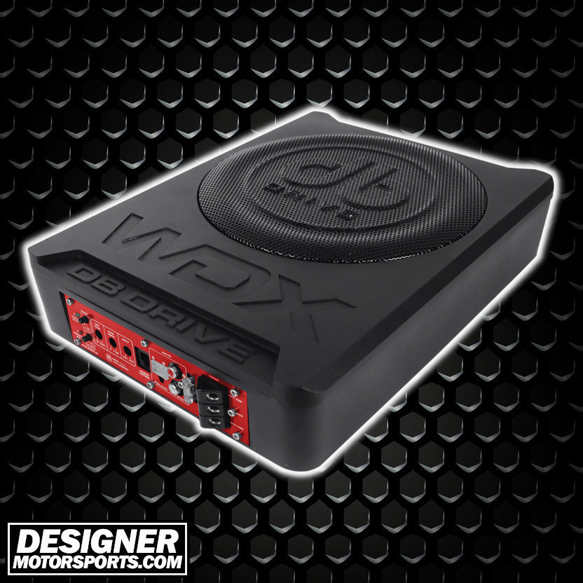 DB Drive WDX-AS10 | 10 Inch 900W Powered Low Profile Subwoofer System