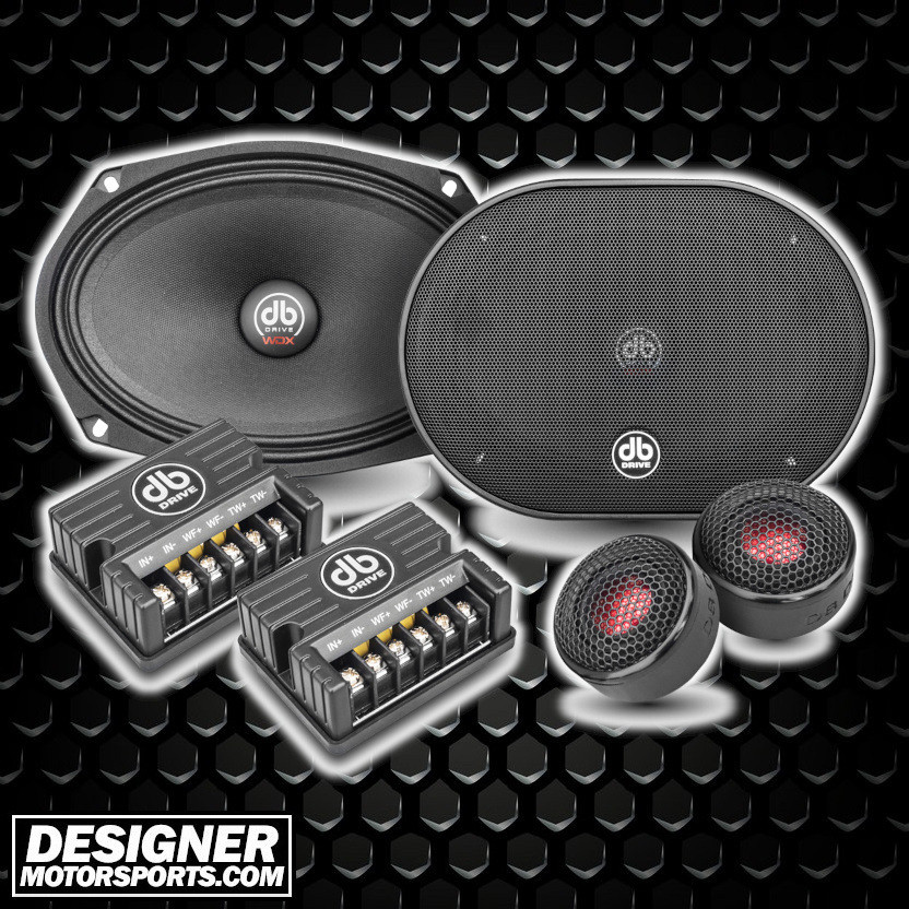 DB Drive WDX69C-G2 | 6x9 Inch 600W 4 Ohm 2-Way Component Speakers Kit
