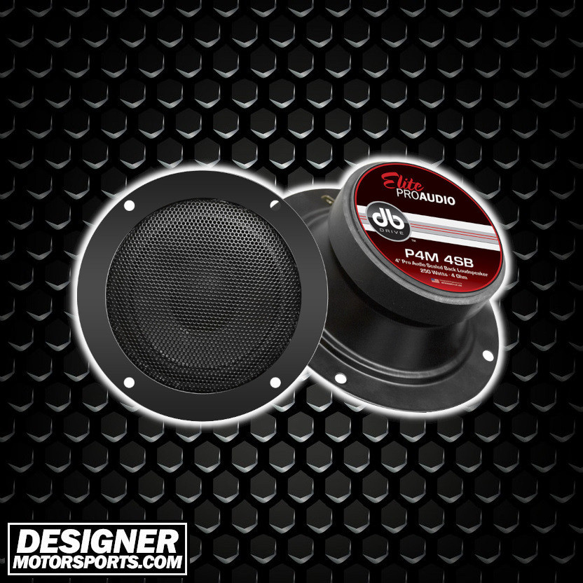 DB Drive P4M 4SB | 4 Inch 250W 4 Ohm Sealed Back Midrange Speaker