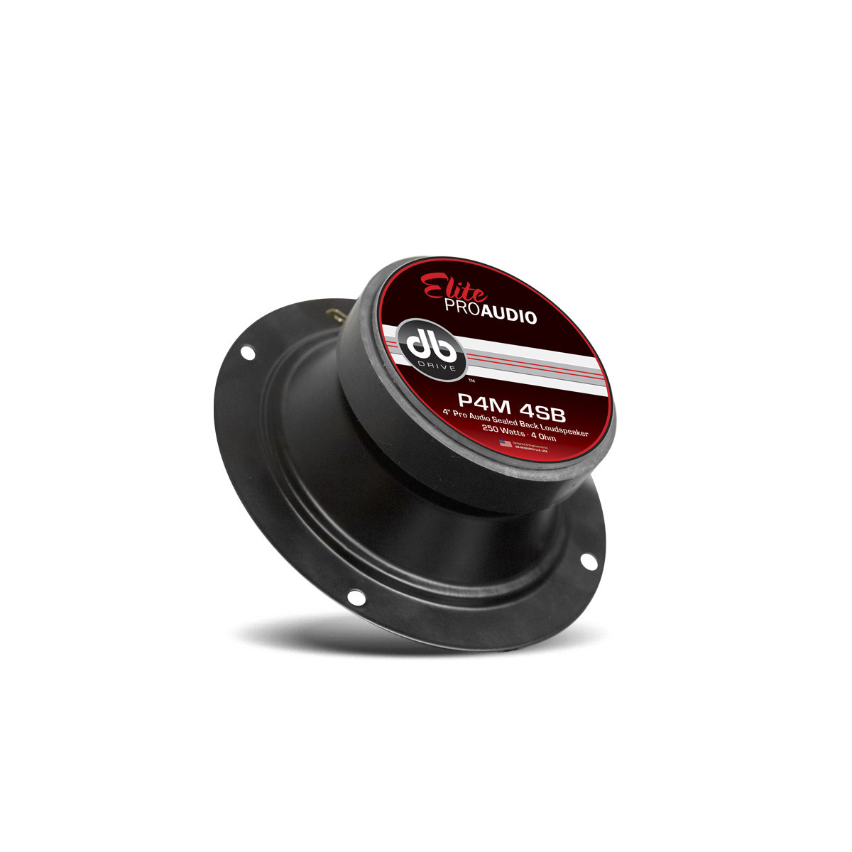 DB Drive P4M 4SB | 4 Inch 250W 4 Ohm Sealed Back Midrange Speaker