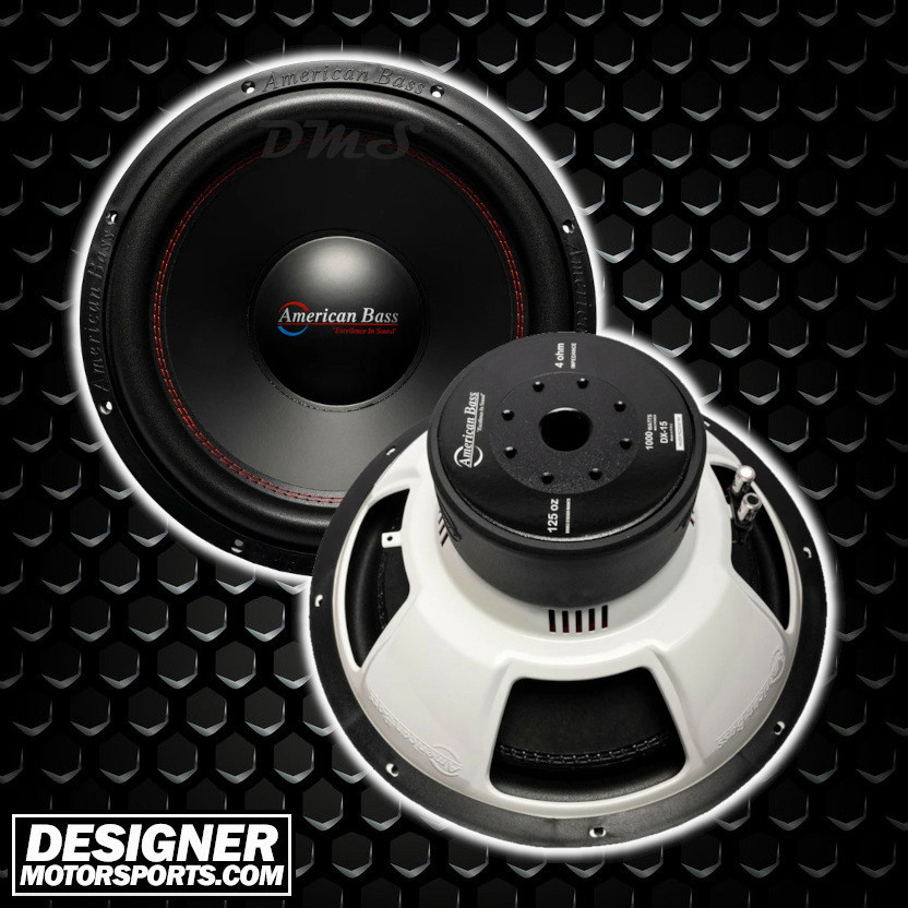 American Bass DX 15 Inch 1000W SVC 4 Ohm Subwoofer | DX154